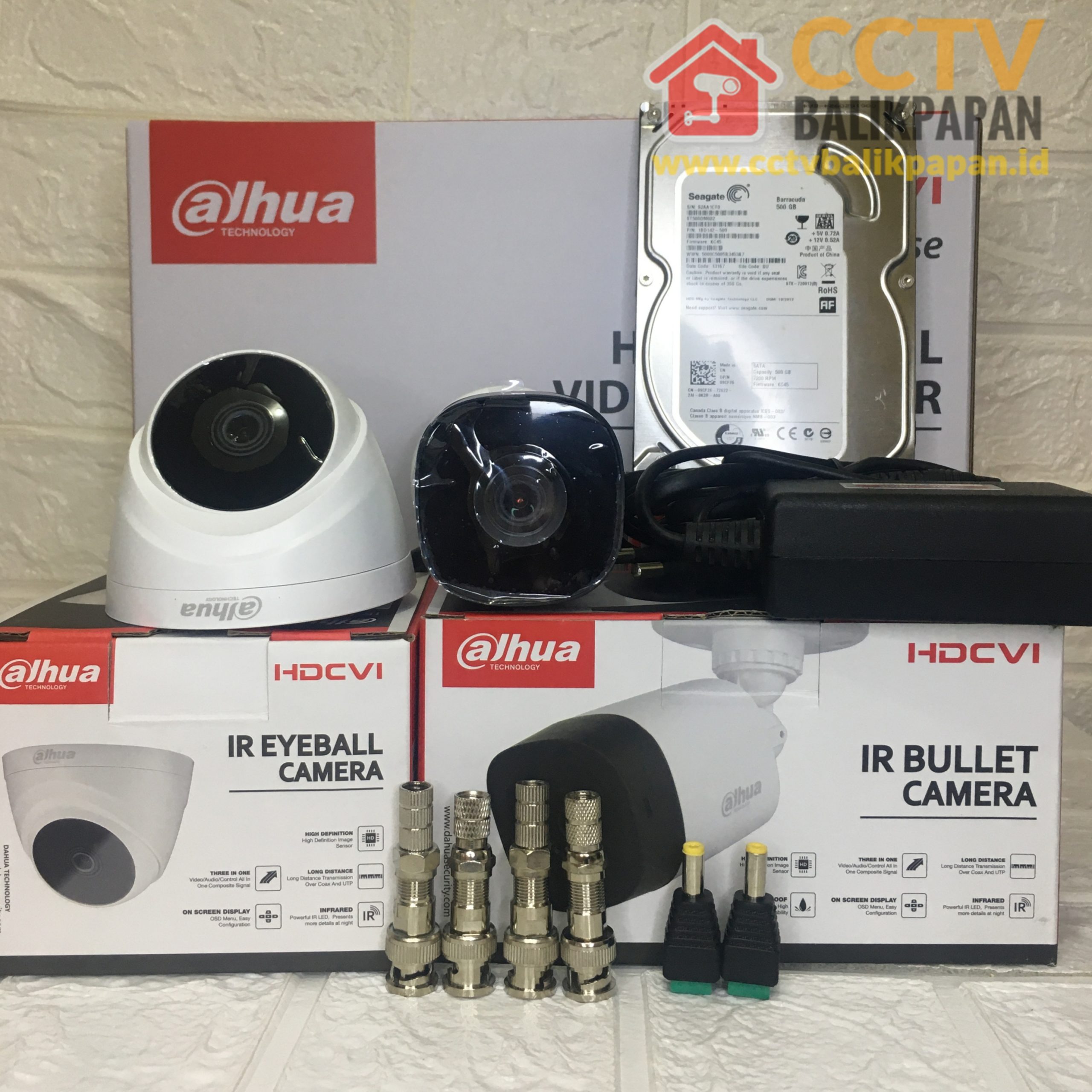 paket 2 kamera dahua 2mp