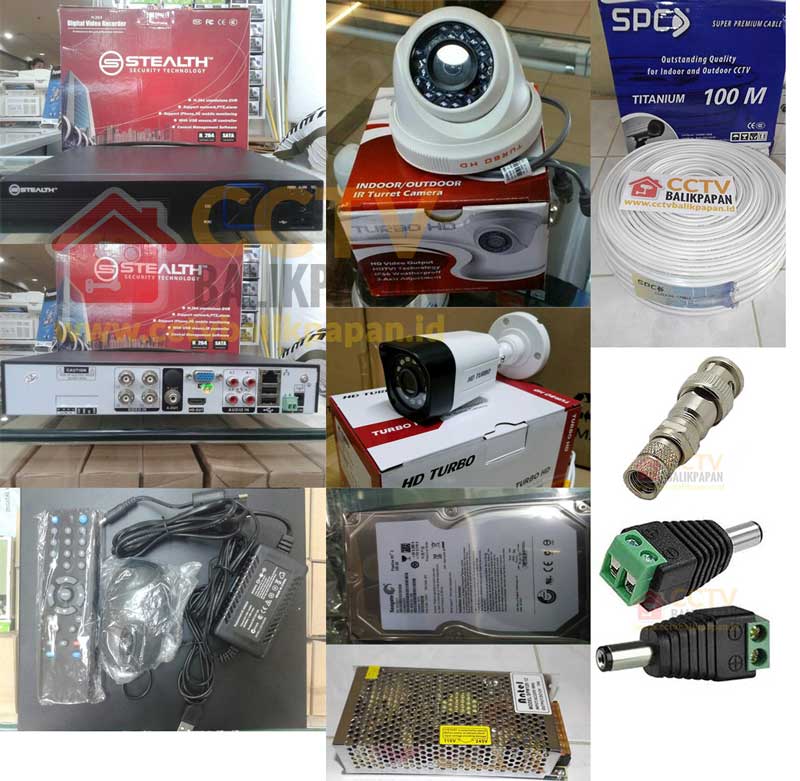 paket cctv 4 kamera jernih/HD